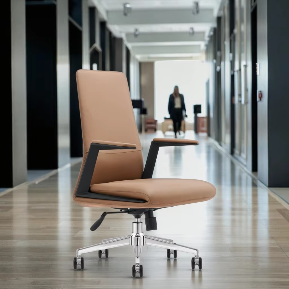 Office Furniture Solutions - كرسي مكتب للضيوف متوسط الارتفاع مع
