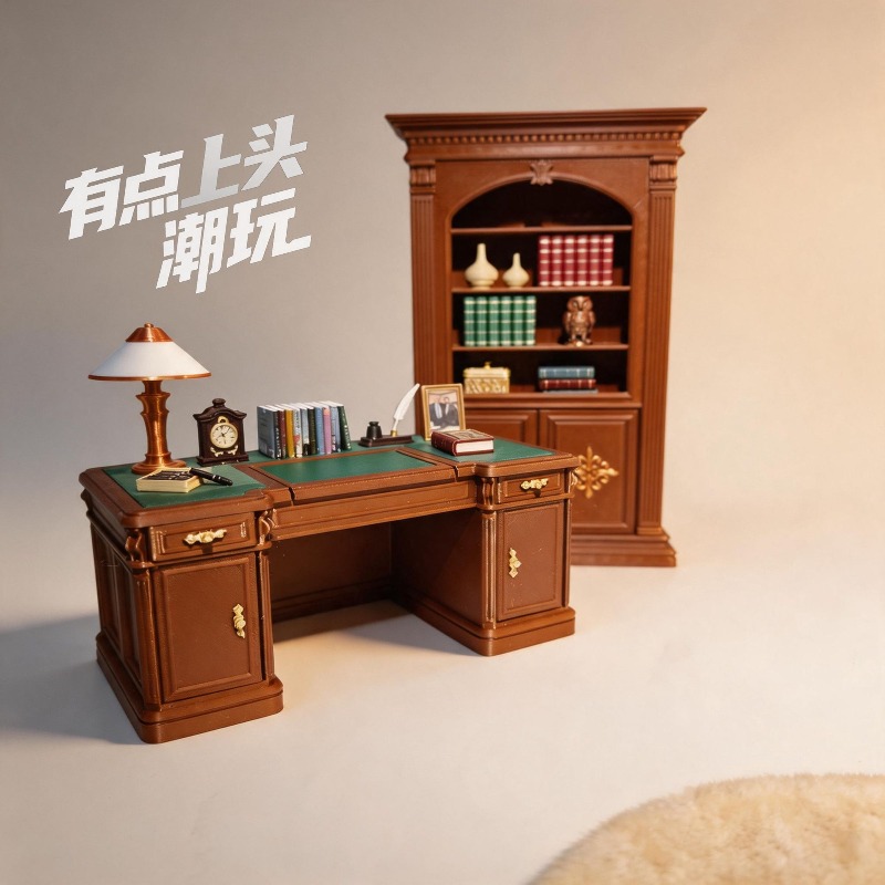 Office Furniture Wholesale - طقم كرسي مكتب أمريكي عتيق مصغر