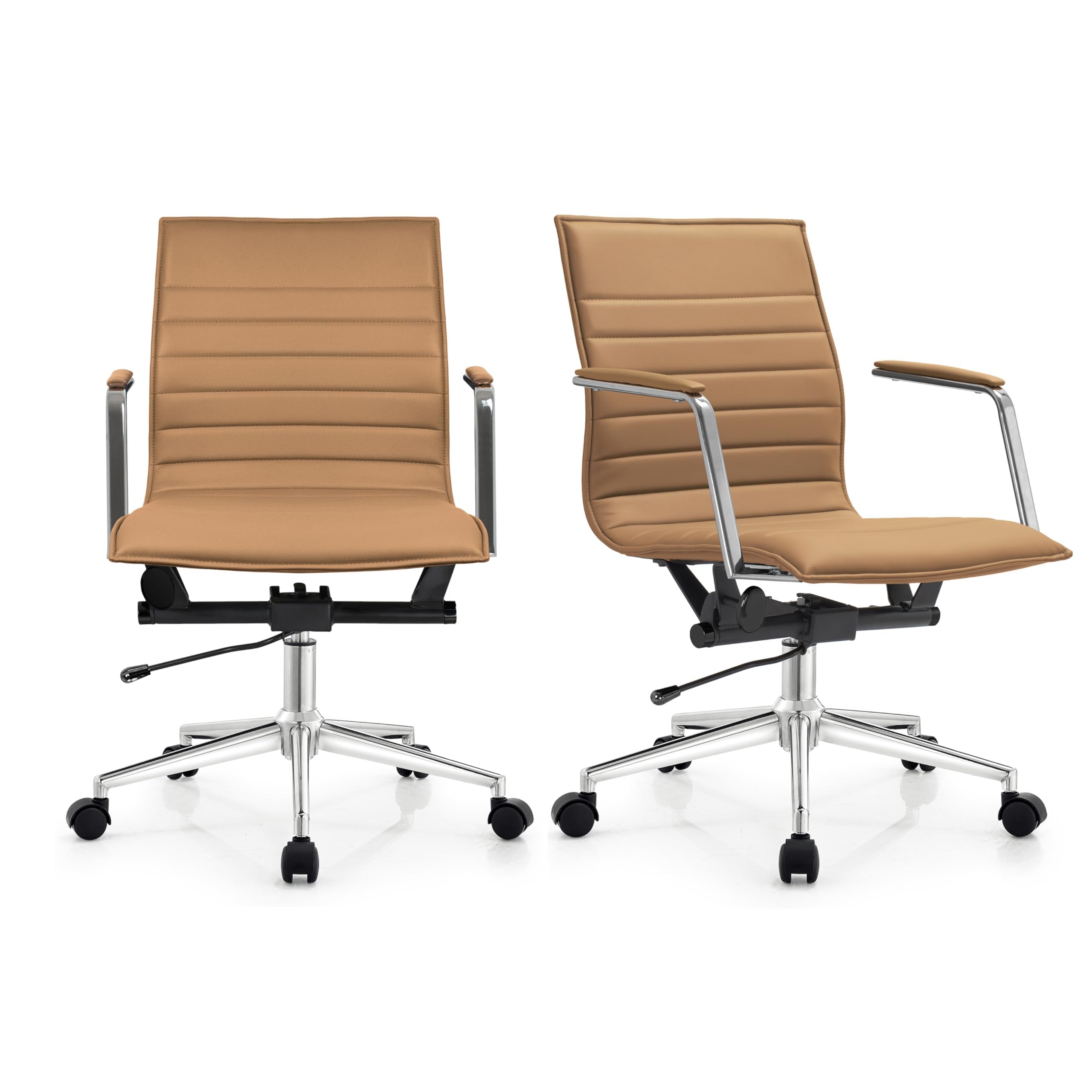 Task Chair Mid Back - مجموعة من كرسيين مكتبيين حديثين بظهر