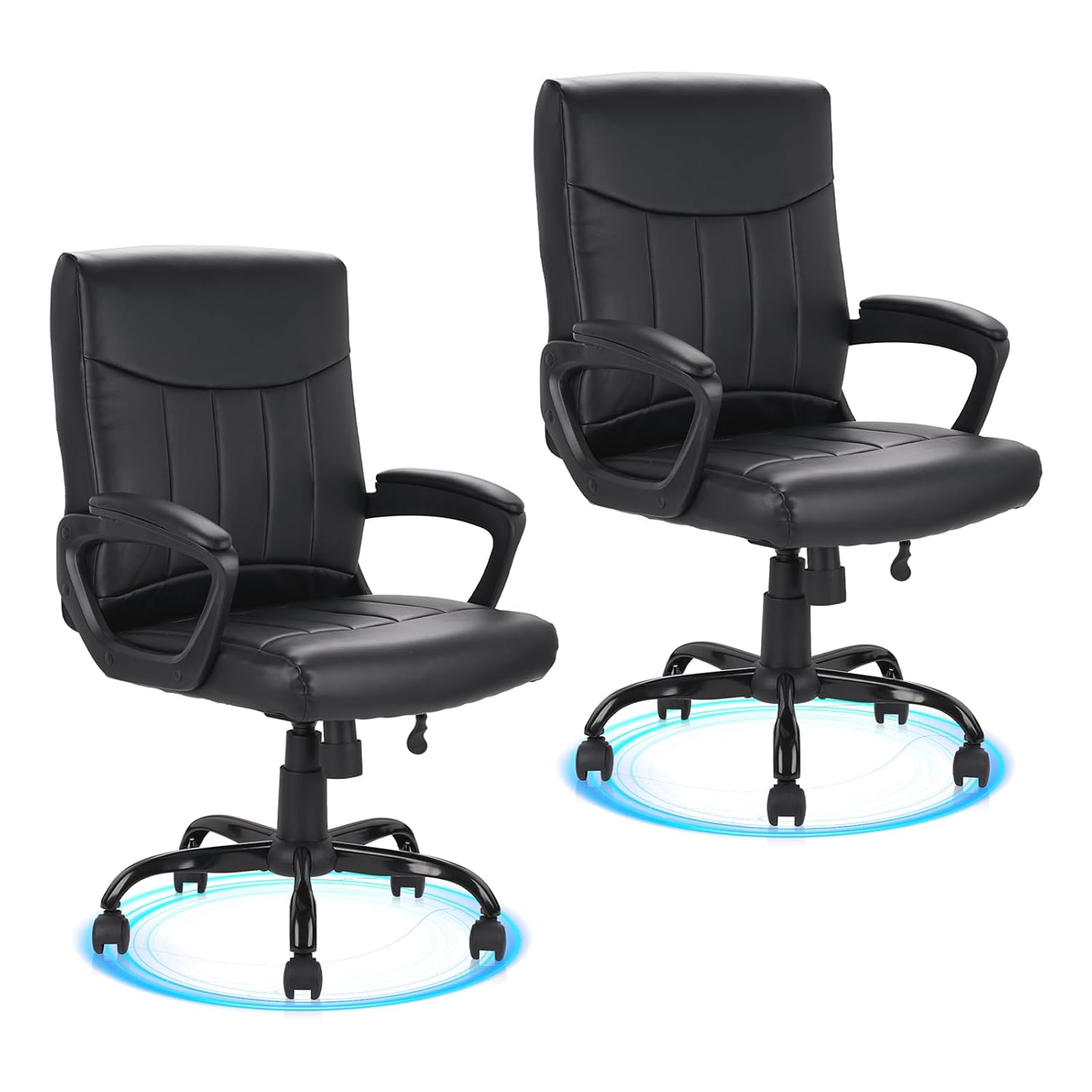 Task Chair Mid Back - كرسي مكتب جلدي مريح ذو ظهر