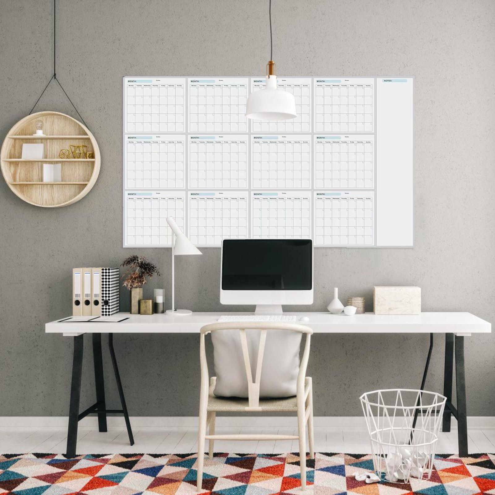 لوح تخطيط سنوي قابل للمسح، تقو - مراجعة Dry Erase Weekly وسعره