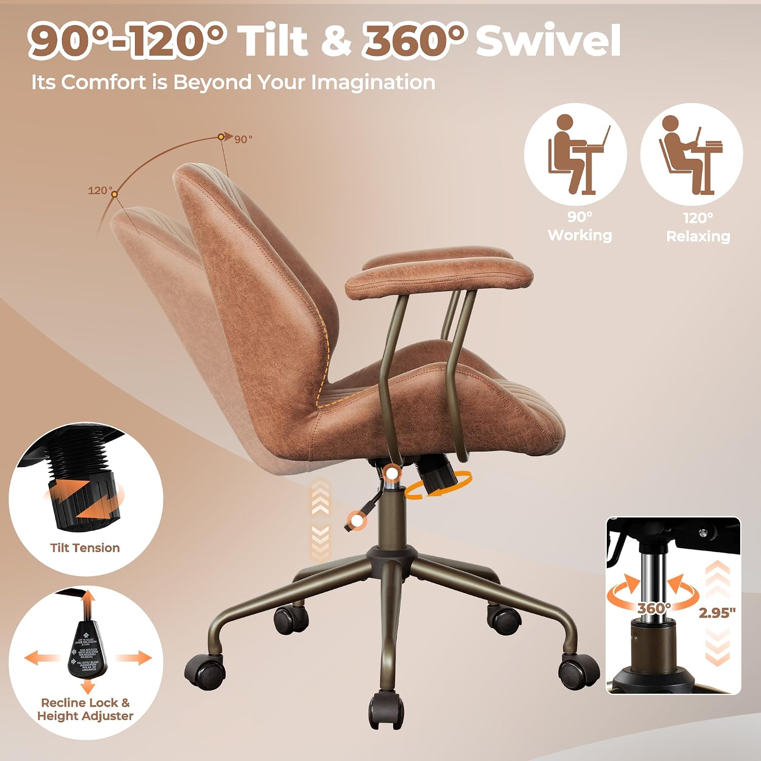 كرسي مكتب مريح ذو ظهر متوسط ال - مراجعة Task Chair Mid Back وسعره