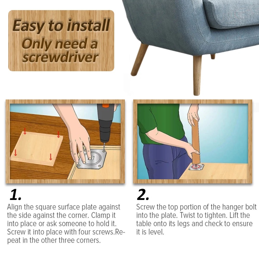 4 مجموعة ارتفاع أرجل قطع الأثا - مراجعة Office Furniture Solutions وسعره