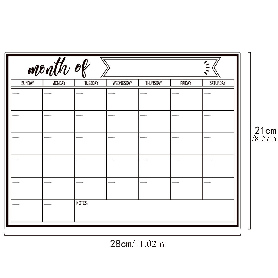 ملصق سبورة بيضاء مغناطيسية للث - مراجعة Dry Erase Weekly وسعره