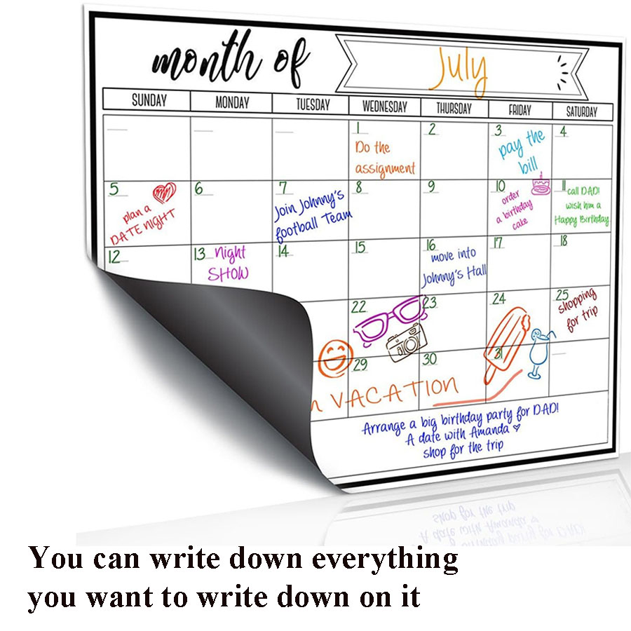 ملصق سبورة بيضاء مغناطيسية للث - مراجعة Dry Erase Weekly وسعره