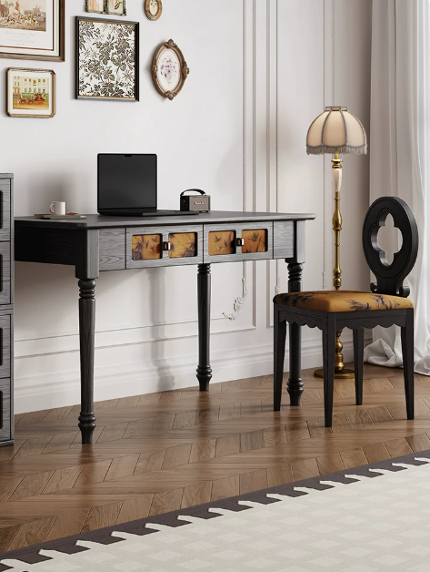 طقم مكتب منزلي أنيق عتيق أثاث  - مراجعة Office Furniture Set وسعره