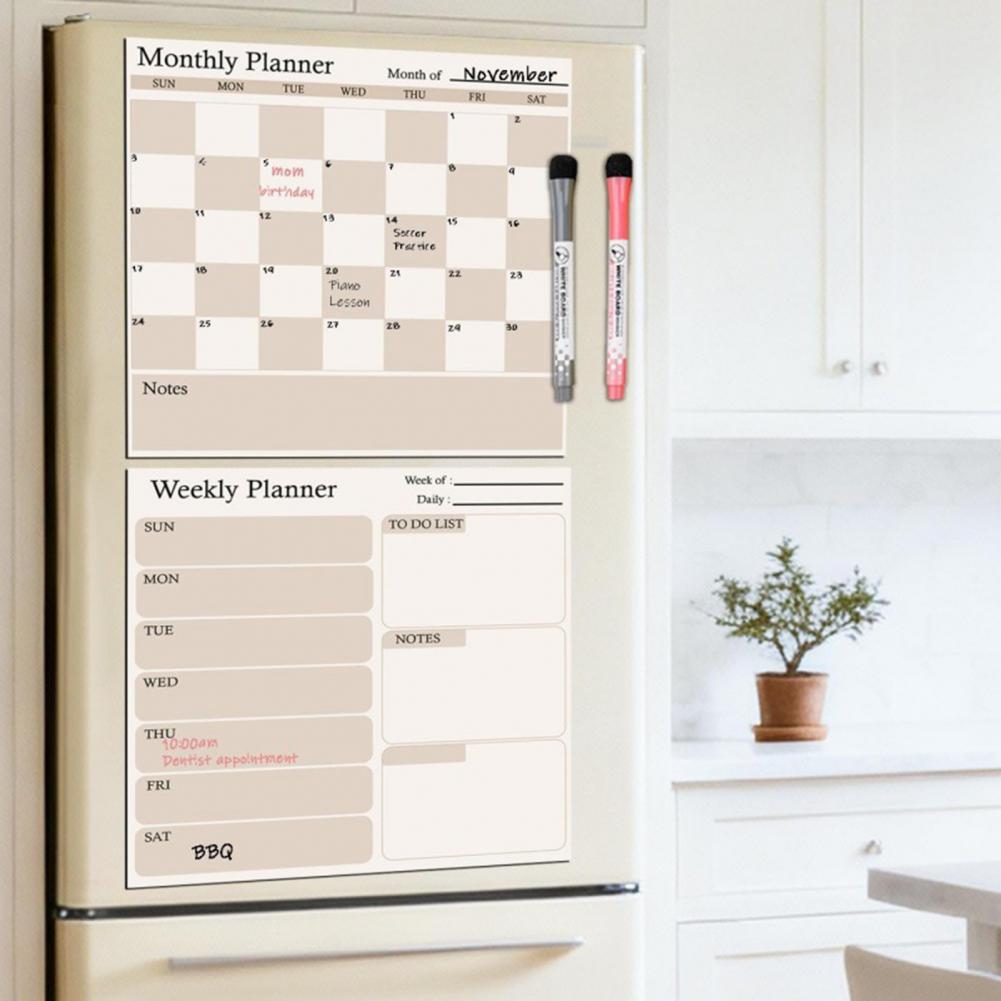 تقويم مغناطيسي قابل للمسح الجا - مراجعة Dry Erase Weekly وسعره