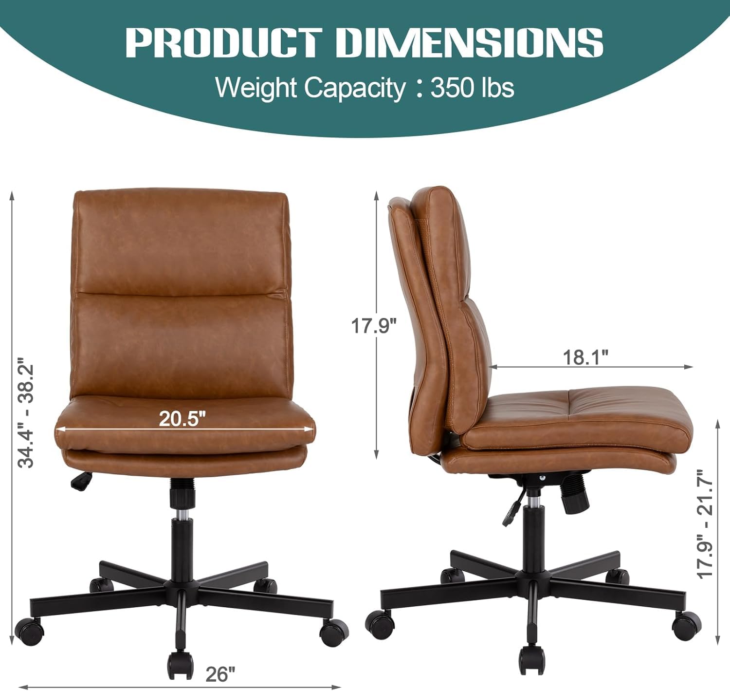 كرسي مكتب بدون ذراعين، كرسي عم - مراجعة Task Chair Mid Back وسعره