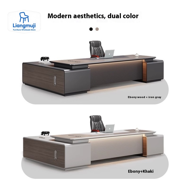 مكتب تنفيذي قائم مع منظم شحن ذ - مراجعة Office Furniture Solutions وسعره