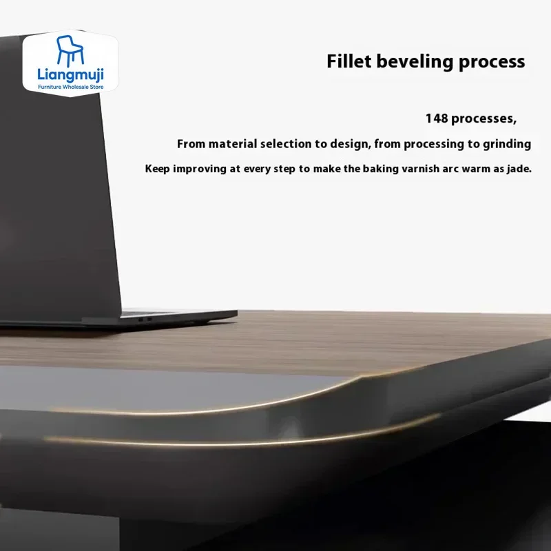 مكتب تنفيذي قائم مع منظم شحن ذ - مراجعة Office Furniture Solutions وسعره
