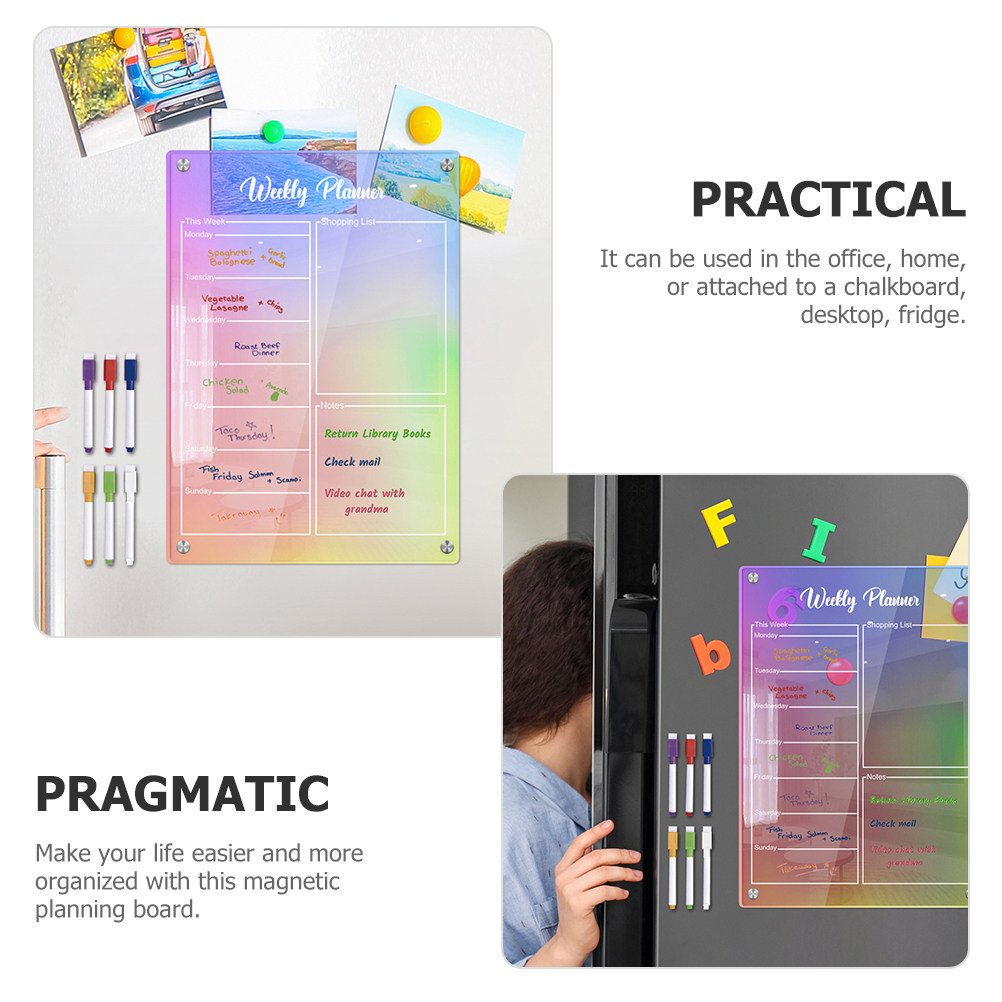 مجموعة واحدة من لوح الكتابة ال - مراجعة Dry Erase Weekly وسعره