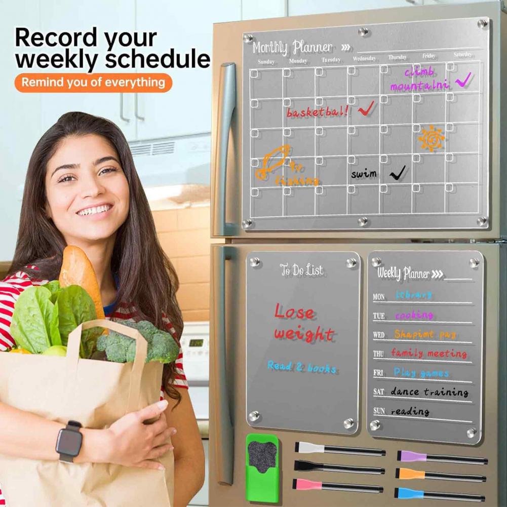 لوحة تخطيط أسبوعية مغناطيسية م - مراجعة Dry Erase Weekly وسعره