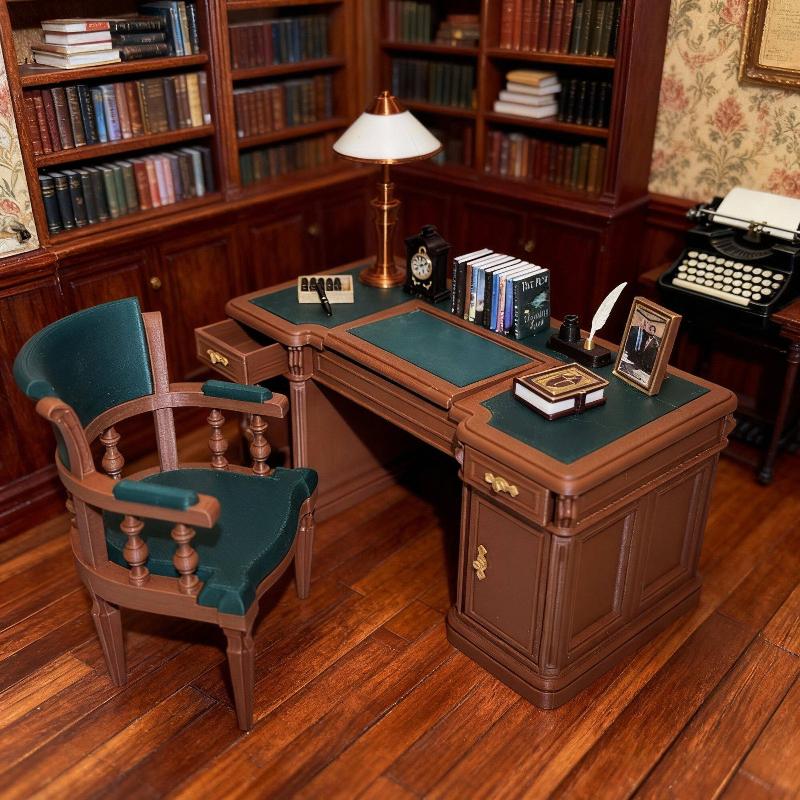 112 طقم أثاث بيت الدمى: مكتب و - مراجعة Office Furniture Solutions وسعره