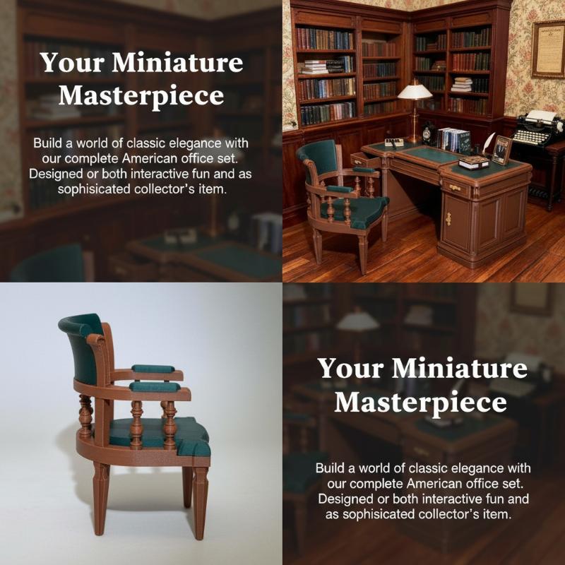 112 طقم أثاث بيت الدمى: مكتب و - مراجعة Office Furniture Solutions وسعره